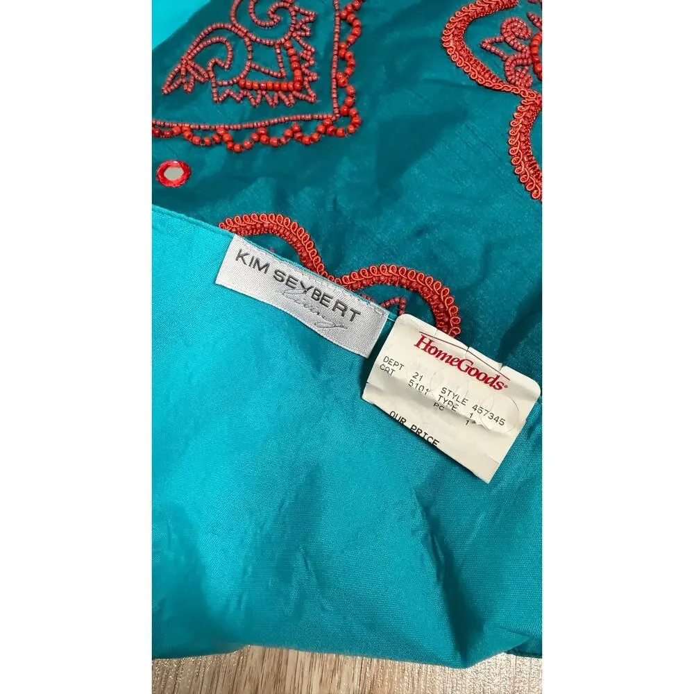 NWT Kim Seybert Hand Beaded Table Runner